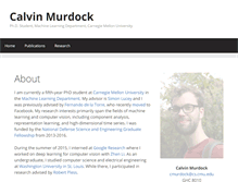Tablet Screenshot of calvinmurdock.com
